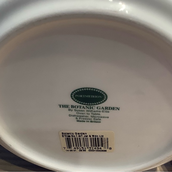 Portmeirion 8 1/2” Butterfly Canister w/ Cover - Picture 6 of 8